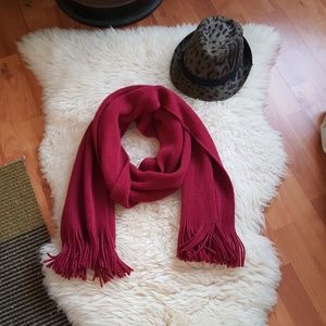Wool Red Scarf